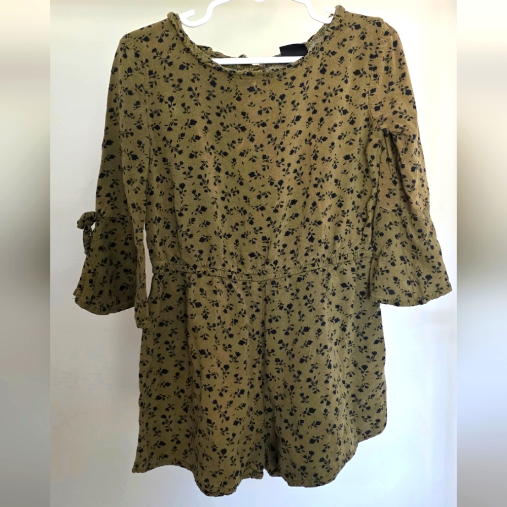 Art Class Navy Floral Dress